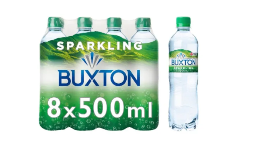 Buxton sparkling natural mineral water