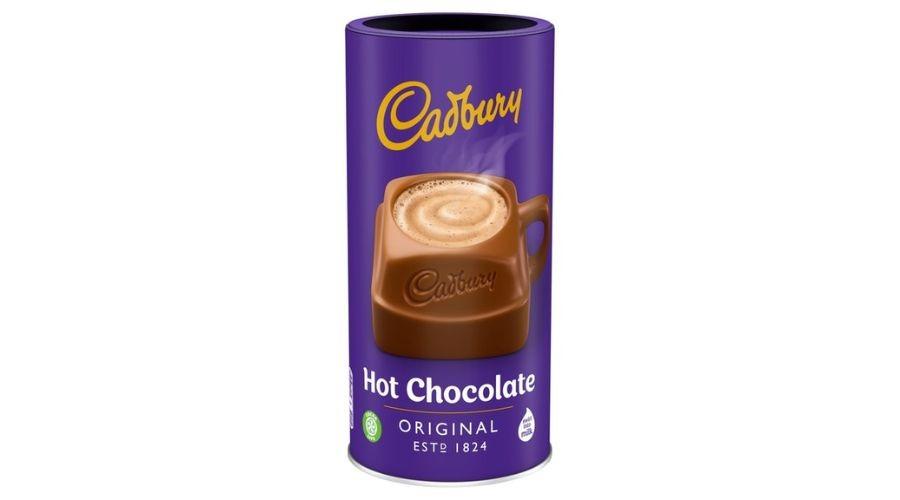 Cadbury drinking hot chocolate