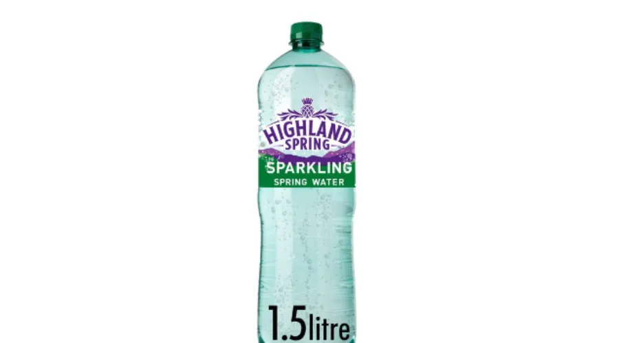 Highland spring sparkling water