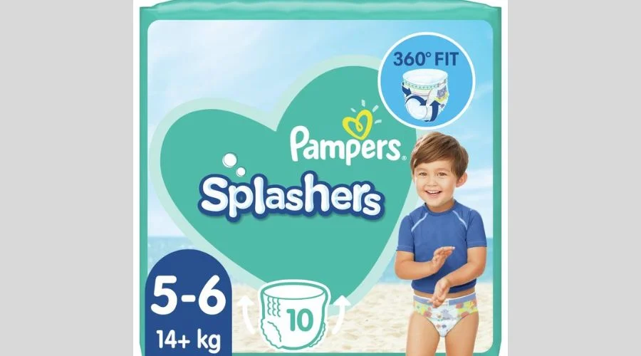 Pampers splashers swim nappies, size 5-6