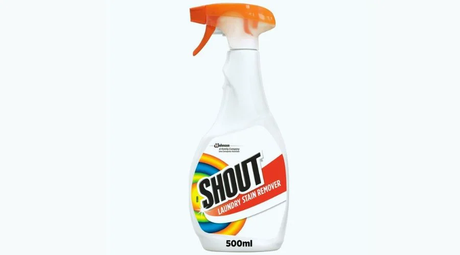 Shout triple-acting stain removing spray