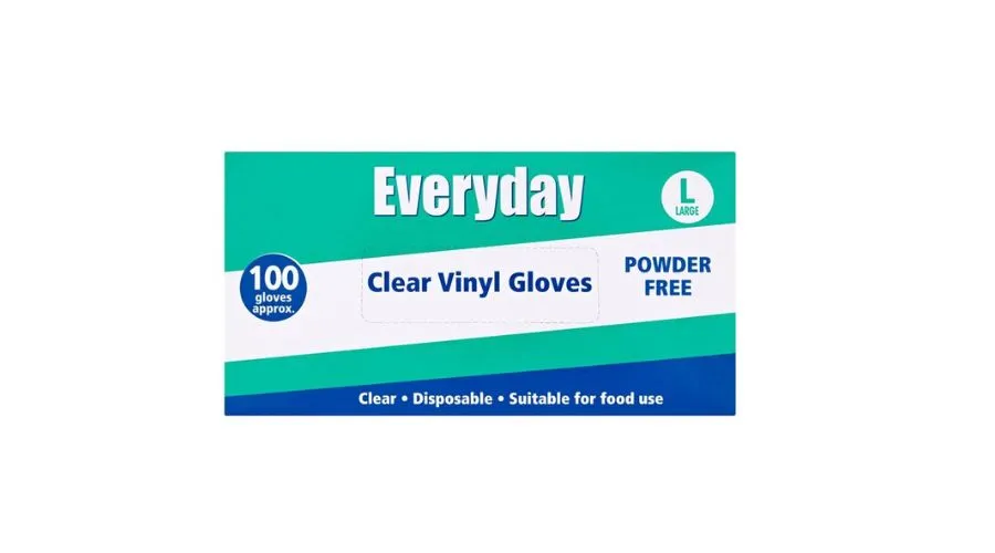 Everyday Vinyl Disposable Gloves Powder Free L