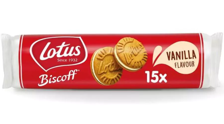 Lotus Biscoff Sandwich Biscuits Vanilla Cream