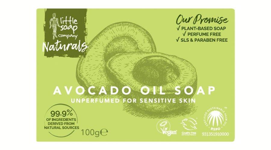 Little Soap Company Avocado Oil Bar Soap for Sensitive Skin 