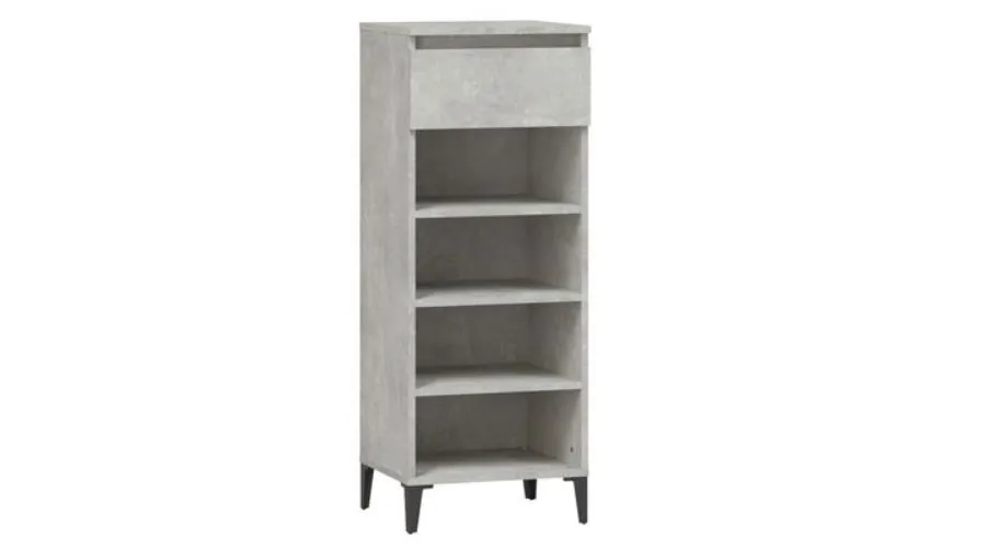 Shoe Rack Concrete Grey