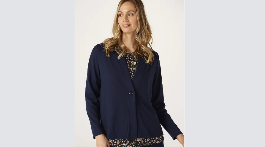 Soft Touch Long Sleeve Cardigan with Button