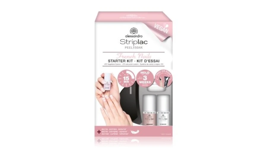 Alessandro Striplac Peel or Soak French Kit Manicure set | Feednexus