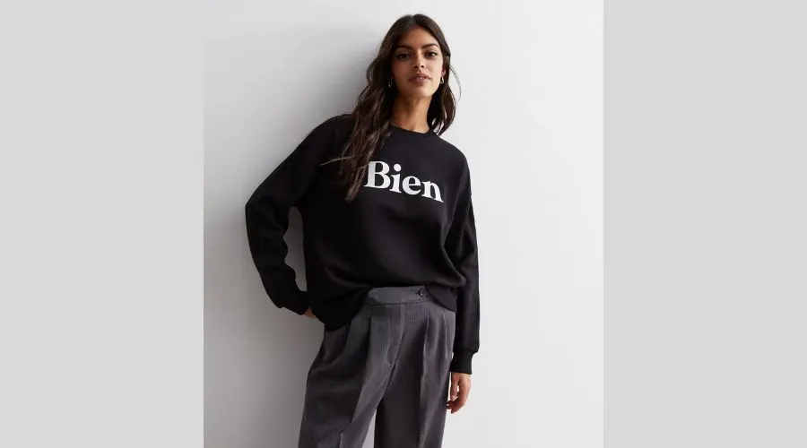 Black Bien Logo Sweatshirt