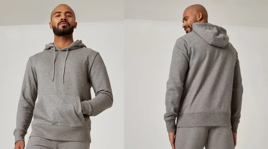 Men's Fitness Sweatshirt - 500 Essential Grey | Feednexus