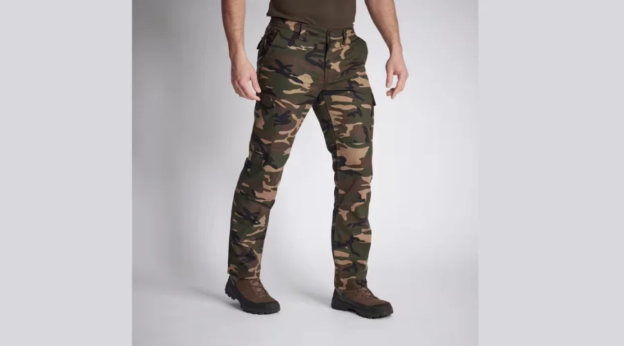 Steppe 300 Men's Regular Hunting Pants Woodland Green