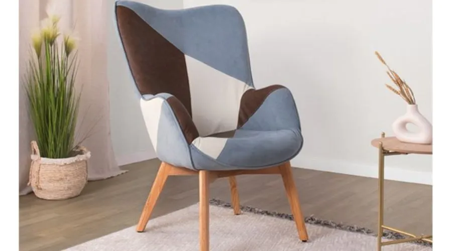 Conforama Multicolored YANG fabric armchair
