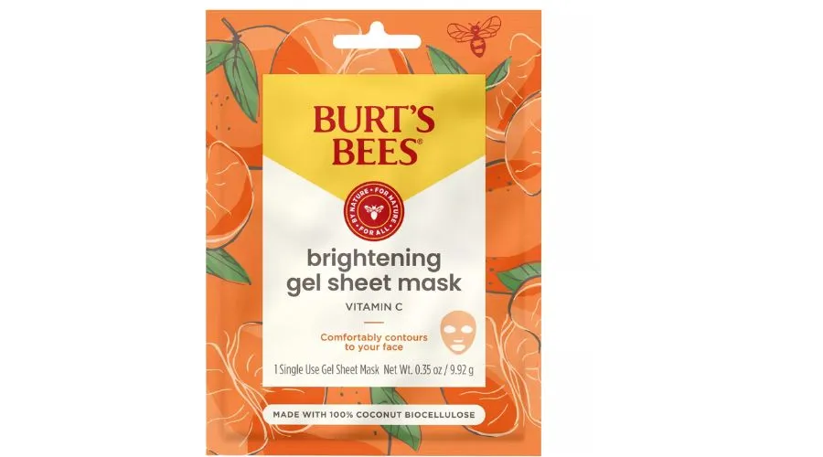 Burt's Bees Brightening Biocellulose Gel Mask - 1ct