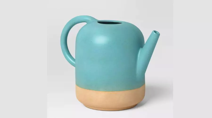 1GAL Blue Ceramic Watering Can - Threshold
