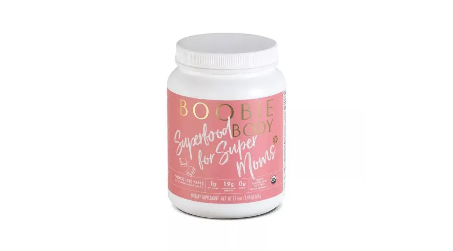 Boobie Body Organic Pregnancy and Lactation Vegan Protein Shake Chocolate Bliss - 23.4oz1 Tub
