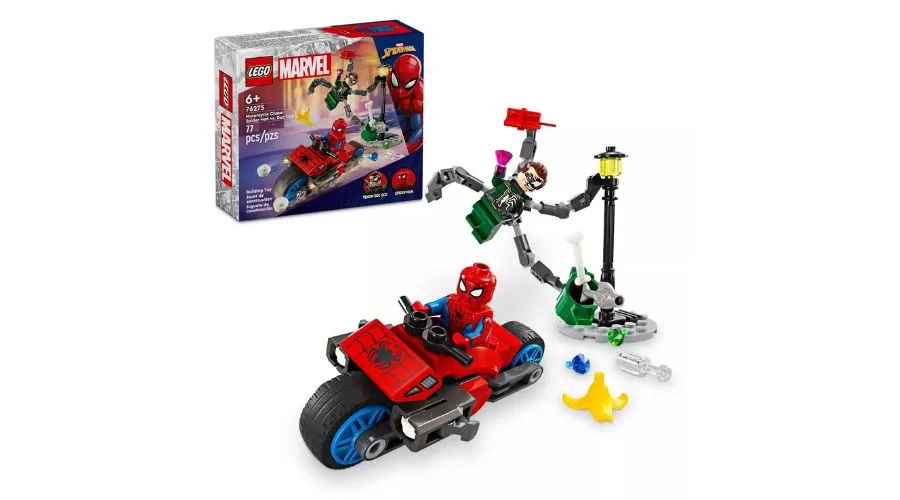LEGO Marvel Motorcycle Chase Spider-Man vs. Doc Ock 76275 