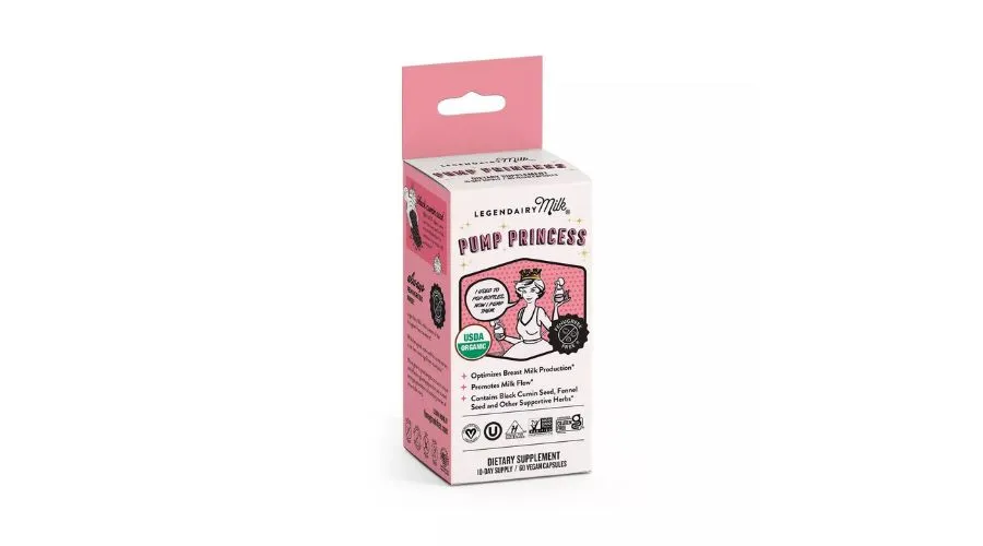 Legendairy Milk Pump Princess Vegan Lactation Supplement - 60CT