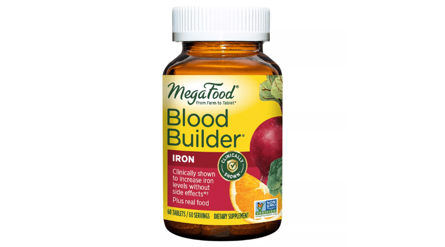 Megafood Blood Builder Vegan Iron Supplement Tablet