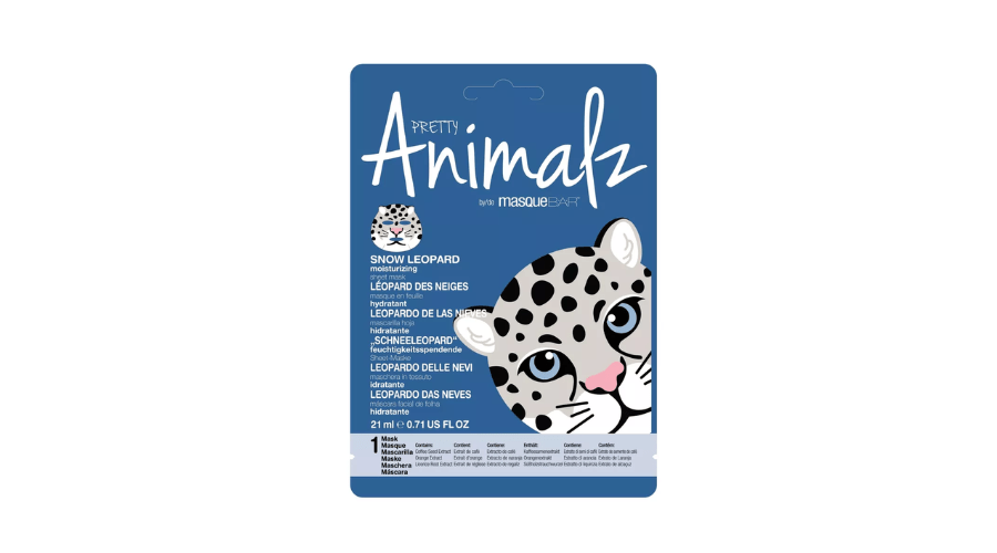 Pretty Animalz Snow Leopard Sheet Mask - 0.71 FL Oz