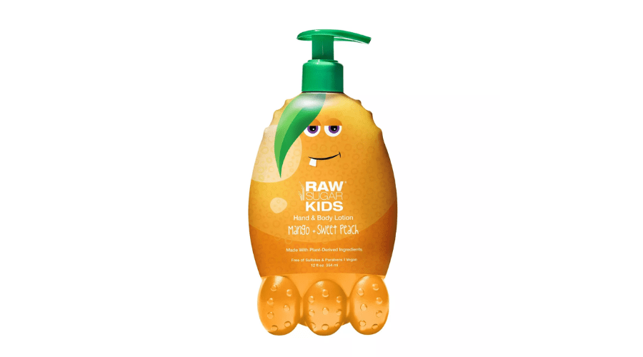 Raw Sugar Kids Lotion - Mango & Sweet Peach - 12 FL Oz