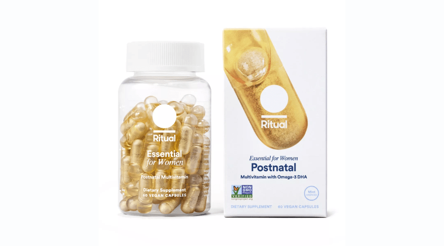 Ritual Essential Vegan Postnatal Multivitamin Capsules - Mint - 60CT