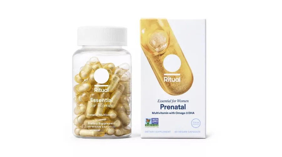 Ritual Essential Vegan Prenatal Multivitamin for WOMEN Capsules - Citrus - 60ct