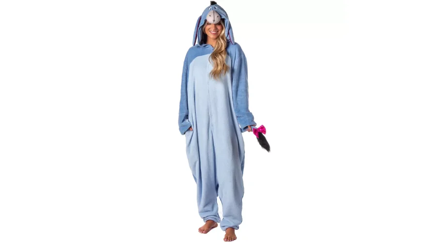 Winnie-the-Pooh Eeyore Women's Onesie Sleepwear Blue