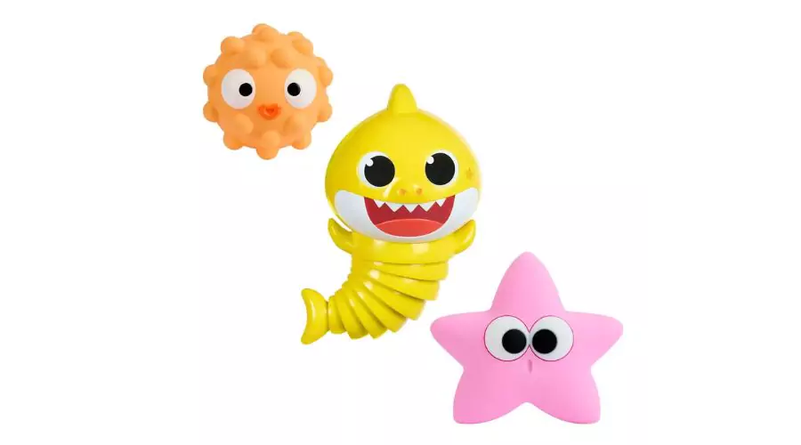 Baby Shark Sensory Fun Friends Bath Toy - 3pk