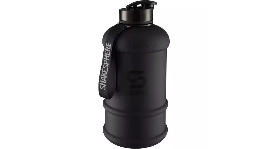 Shakesphere Large Sports Water Bottle - BPA Free Hydration Jug, Black