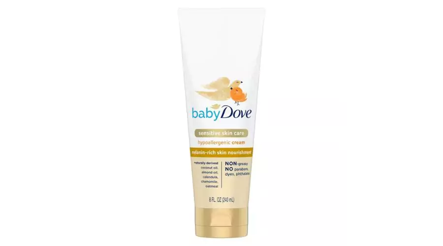 Baby Dove Melanin-Rich Skin Nourishment Sensitive Skin Care Hypoallergenic Cream