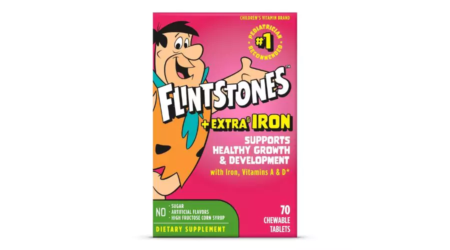Flintstones Children’s With Iron Chewable Multivitamin - 70CT