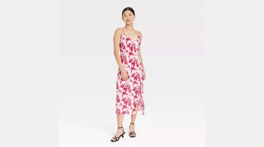 Women's Crepe Midi Slip Dress - A New Day™