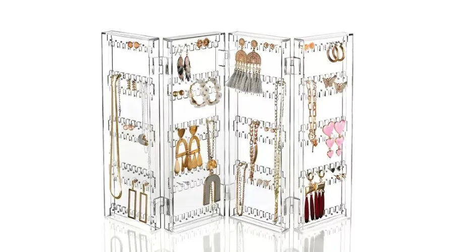 Jewelry Organizer - 6-Tier Earring Holder Rack For 140 Pairs