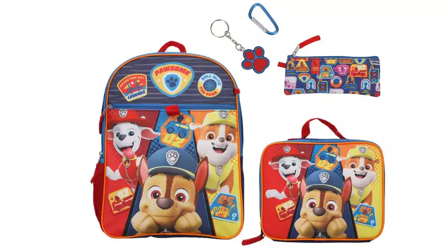Paw patrol kids school backpack sets