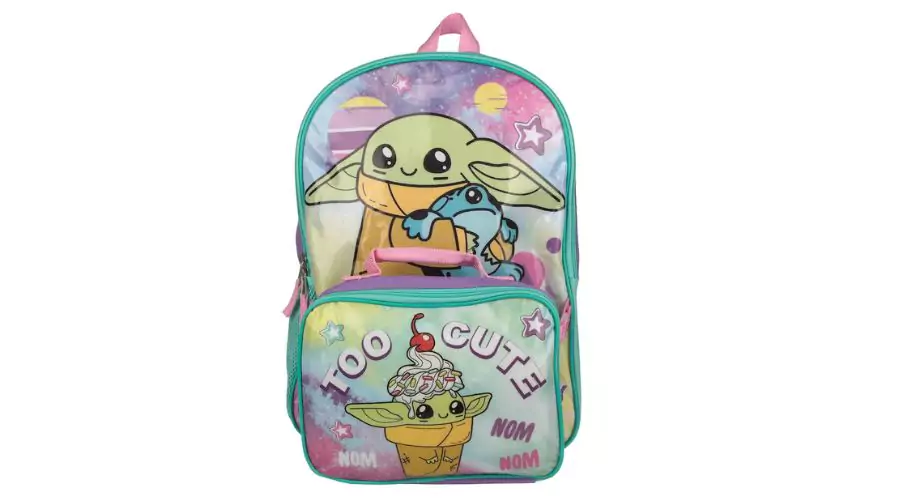 The Mandalorian Grogu Too Cute Youth 2-Piece School Backpack Sets 