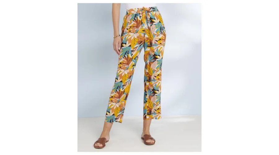 Print Trousers Floral pants for women | Feednexus