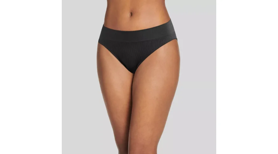 Recycled Seamfree Ribbed Bikini Underwear | Feednexus