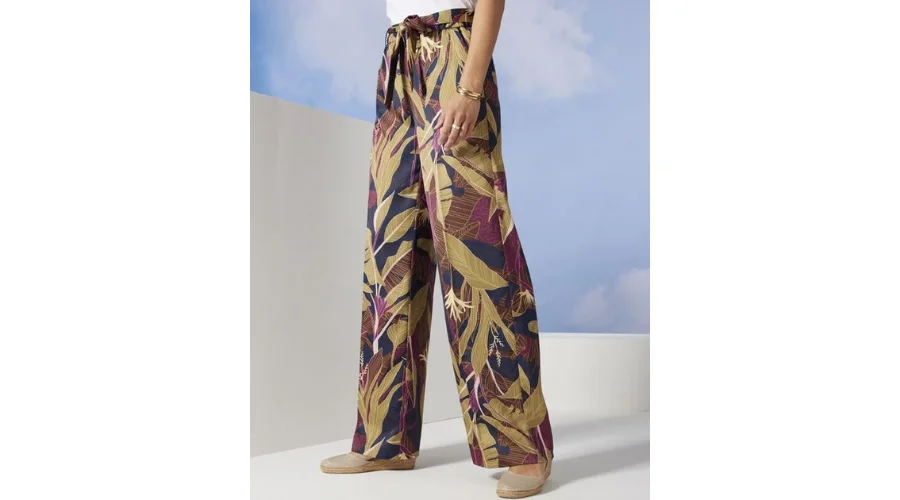 Wide Leg Floral Pants for women | Feednexus