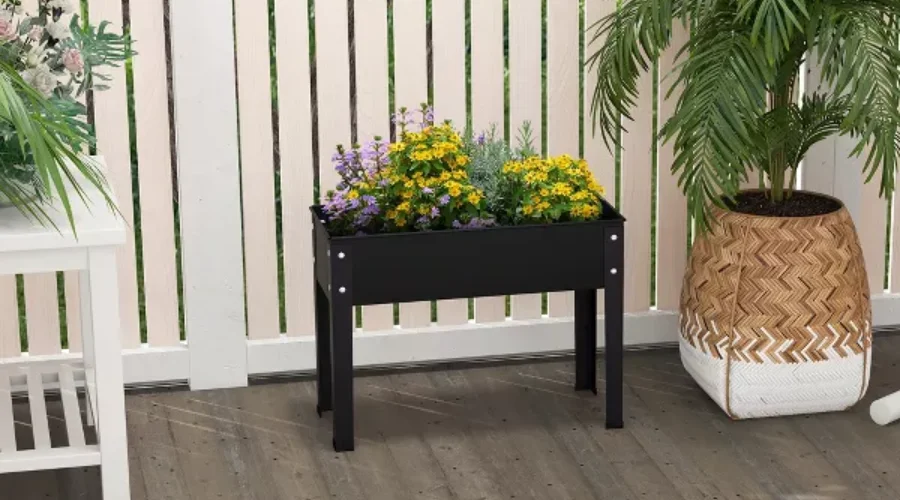 Raised Garden Bed with Legs by Costway 