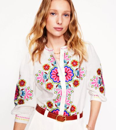 Alicia Linen Top