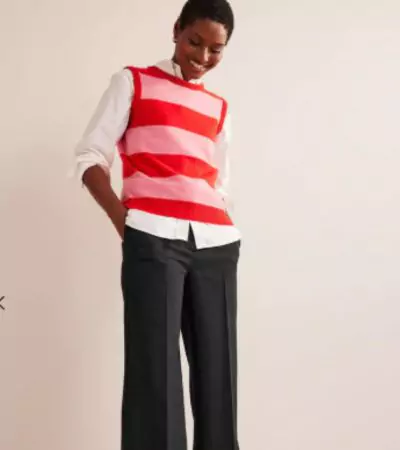 Scarlet Ottoman-Kleid aus Pontestoff