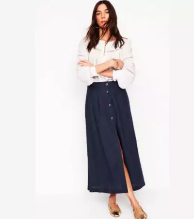 Scarlet Ottoman-Kleid aus Pontestoff