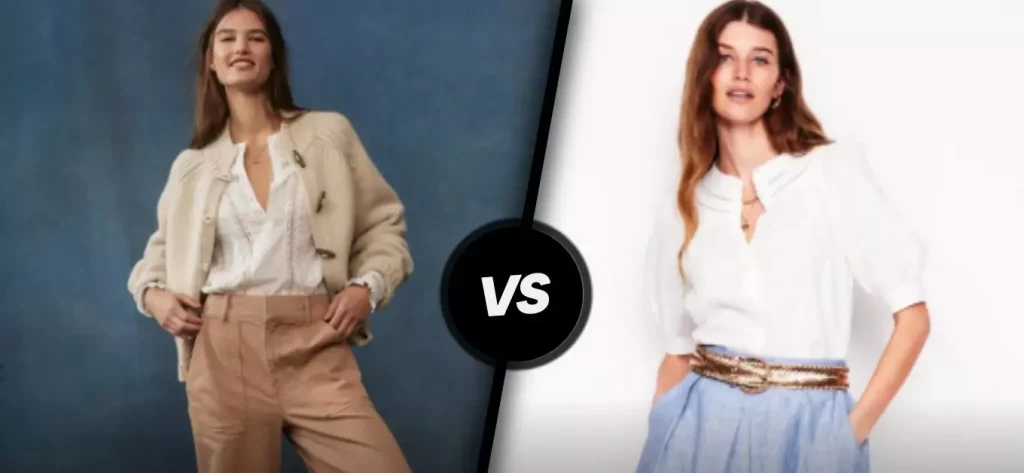 Cargo pants with a wide leg vs Verity linen midirock
