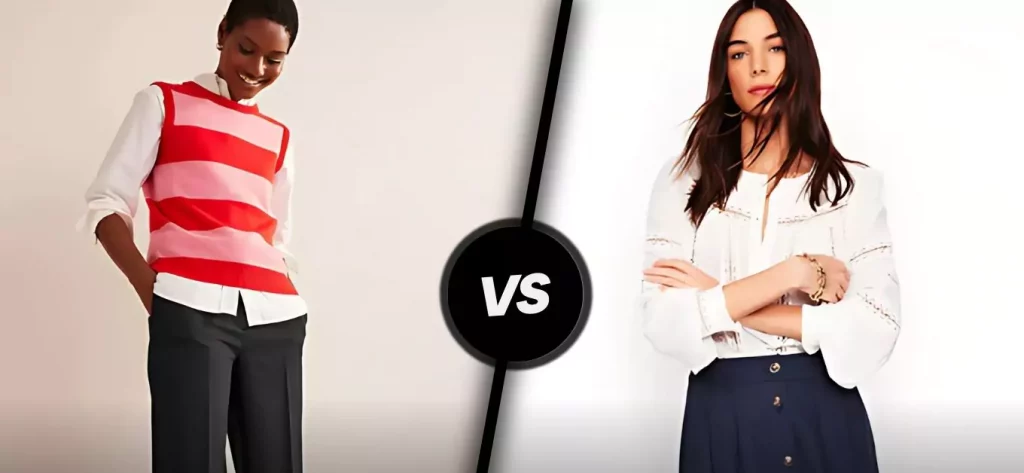 Westbourne pants with a wide leg vs Thomasina Leinen-Midirock