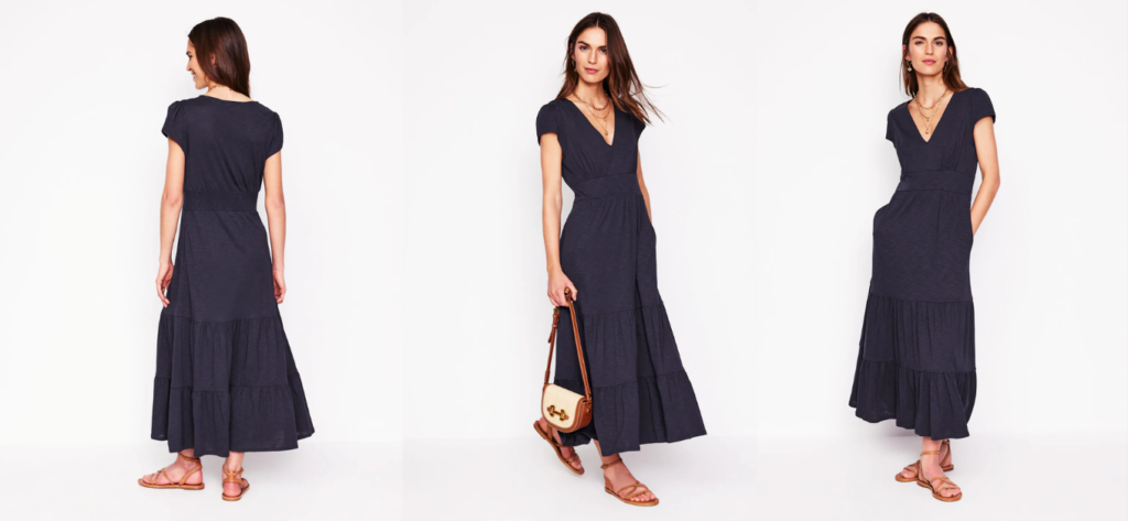 Eloise Tiered Jersey Dress