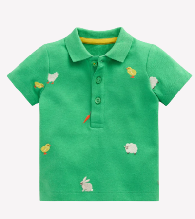 Embroidered polo shirt