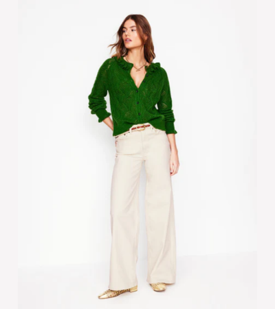 High waisted wide leg jeans 1