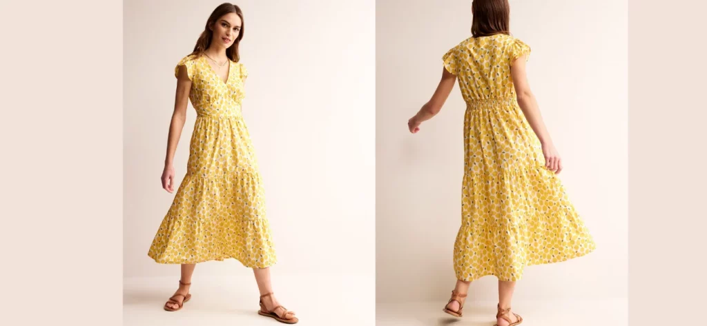 May cotton midi tea dress