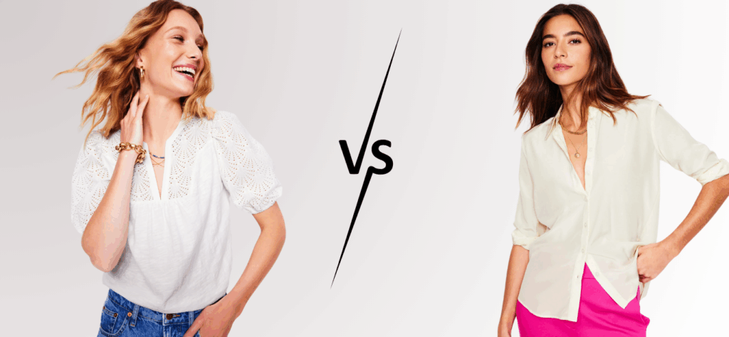 Puff Sleeve Blouse vs Classic Shirt 3