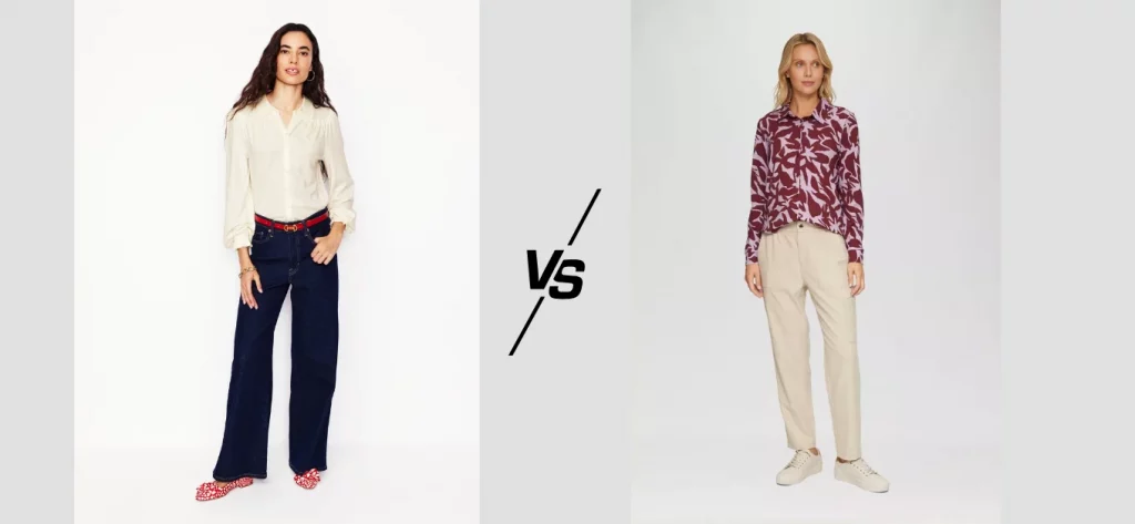 Smocked jersey shirt vs Jersey shirt blouse