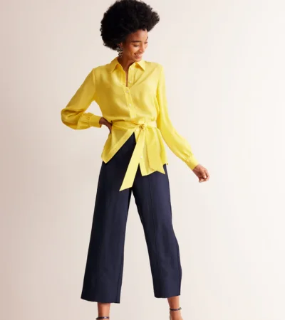 Verkürzte Twill-Hose 